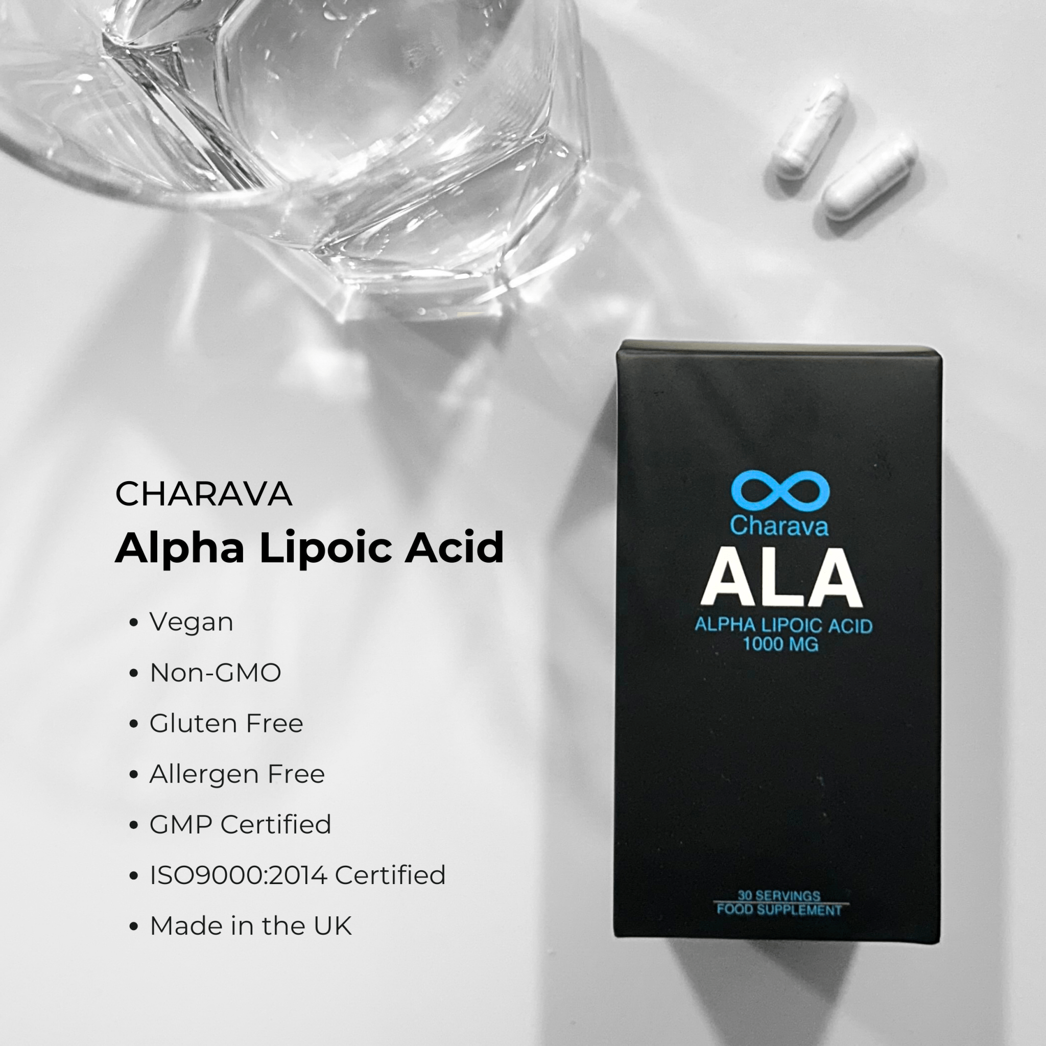 Alpha Lipoic Acid 1000mg - Charava UK