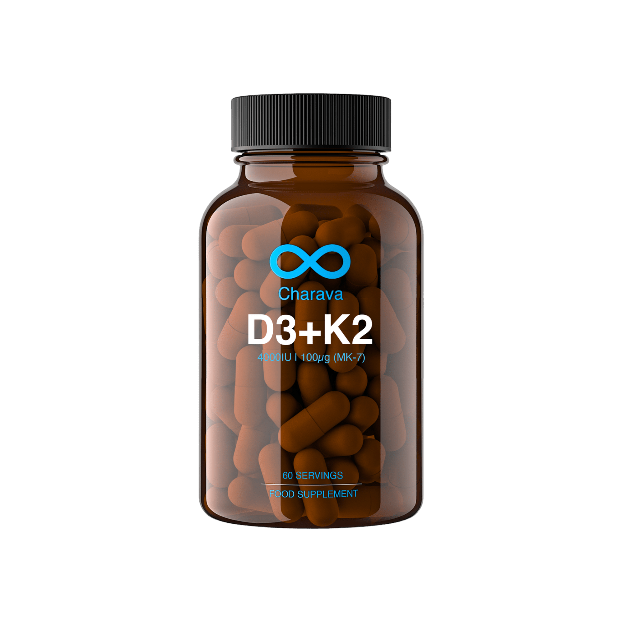 Charava Vitamin D3 (4000IU) + K2 (MK - 7) - Charava UK