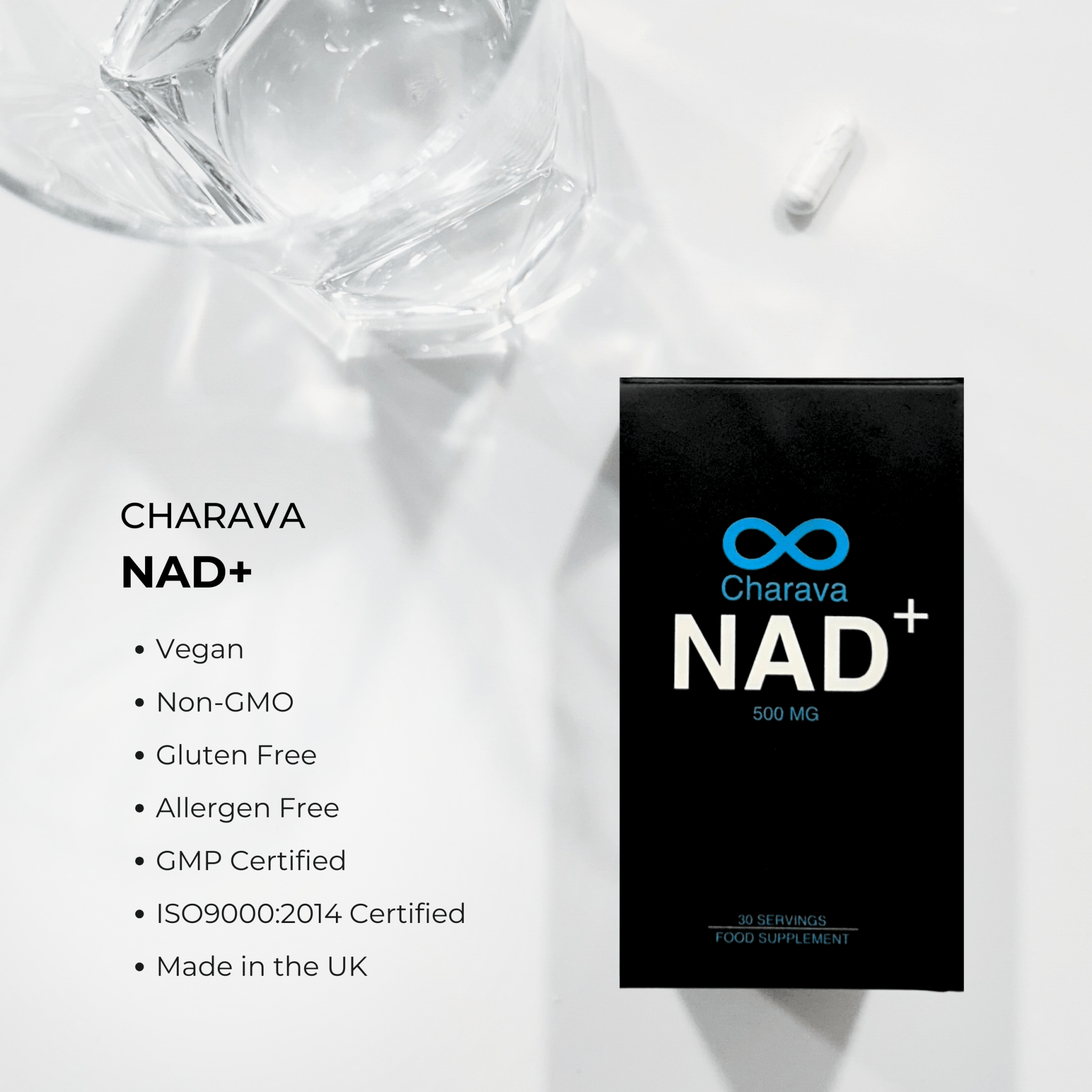 NAD+ 500mg - Charava UK